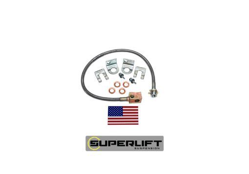 Picture of Superlift 97 - 05 Jeep Wrangler TJ w 4 - 6in Lift Kit (Single) Bullet Proof Brake Hose