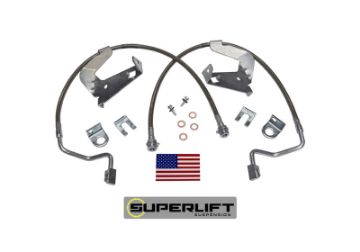 Picture of Superlift 08 - 10 Ford F - 250F - 350 w 2 - 4in Lift Kit (Pair) Bullet Proof Brake Hoses