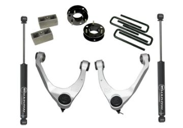 Picture of Superlift 07 - 16 Chevy Silv 1500 2WD 3.5in Lift Kit w Cast Steel Control Arms Rear Shocks