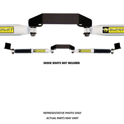 Picture of Superlift 03 - 08 Dodge Ram 25003500 4WD Dual Steering Stabilizer Kit - SR (Hydraulic)
