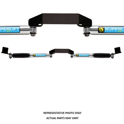 Picture of Superlift 99 - 04 Ford F - 250350 4WD Dual Steering Stabilizer Kit - SR SS by Bilstein (Gas)