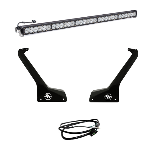Picture of Baja Designs 2018 Jeep Wrangler JLJT OnX6 50in Roof LED Light Bar Kit w Upfitter