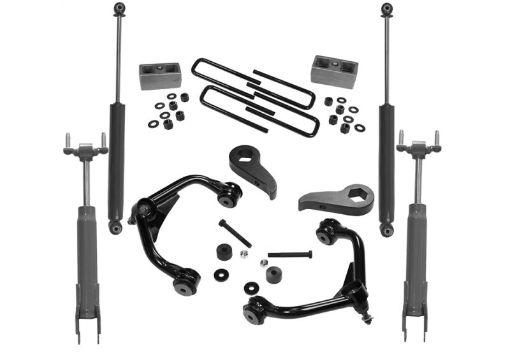 Picture of Superlift 11 - 19 Chevy SilvGMC Sierra 2500 HD 3in Lift Kit w Superlift Rear Shocks