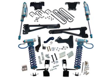 Picture of Superlift 17 - 19 Ford F - 250 SD 4WD (Diesel) 6in Radius Arm Lift Kit King Fr CoilsRR Reservoir Shocks