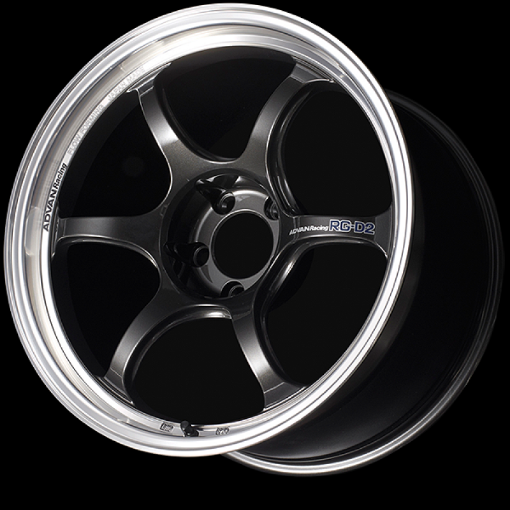 Picture of Advan RG - D2 18x9.5 40mm 5 - 100 Machining Black Gun Metallic Wheel