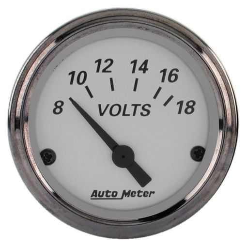 Picture of AutoMeter American Platinum 2 - 116in Electric 18V Voltmeter Gauge
