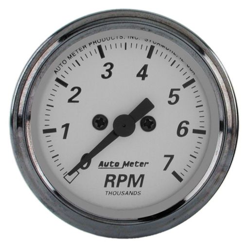 Picture of AutoMeter American Platinum 2 - 116in 7K RPM In - Dash Tachometer Gauge