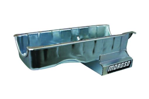 Picture of Moroso Chevrolet Big Block Gen 56 Stroker Wet Sump 6qt 8in Steel Oil Pan