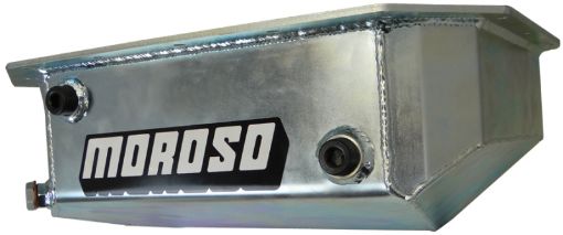 Picture of Moroso AcuraHonda K Series (Notched) Road Race Baffled Wet Sump Extra Capacity 5.5in Steel Oil Pan