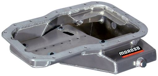Picture of Moroso Toyota 3SGT 2.0L Turbo5SFE Non Turbo Road Race Baffled Wet Sump 6.25qt 7 - 916in Alum Oil Pan
