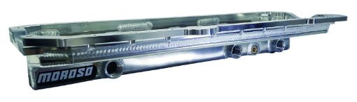 Picture of Moroso Toyota 2JZ - GE2JZ - GTE wThree - 12An Fittings Dry Sump Aluminum Oil Pan