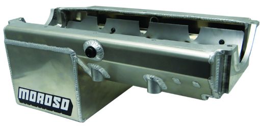 Picture of Moroso Pre - 85 Chevrolet Small BlockDart (wDouble Power Kick Outs) Wet Sump 8qt 8.25in Alum Oil Pan