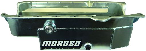 Picture of Moroso 86 - Up Chevrolet Small Block (w1in Inspection Bung) Wet Sump 8qt 6.5in Steel Oil Pan
