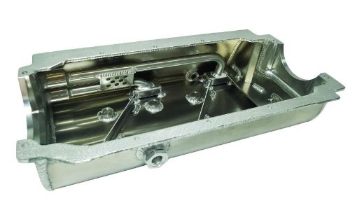 Picture of Moroso DartBrodix Small Block (wTwo Pick Ups) Sprint Car Dry Sump 6.5in Aluminum Oil Pan