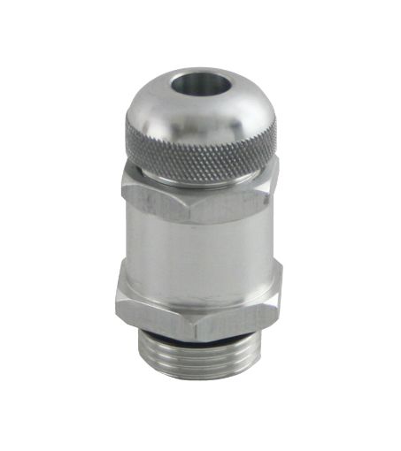 Picture of Moroso Vacuum Relief Valve wAdjustable Knob - 12An Female Gland Seal - Aluminum - Single