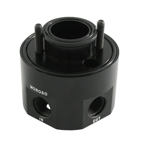 Picture of Moroso Chevrolet Big BlockDart Oil Filter Adapter - Sandwich - Oil Cooler