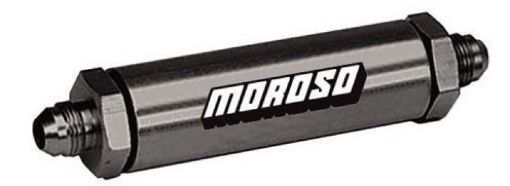 Picture of Moroso Oil Filter - In Line Screened - 10An - Aluminum