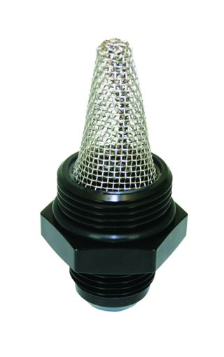 Picture of Moroso Oil Filter Fitting - 12An to - 16An wExternal Screen - Single