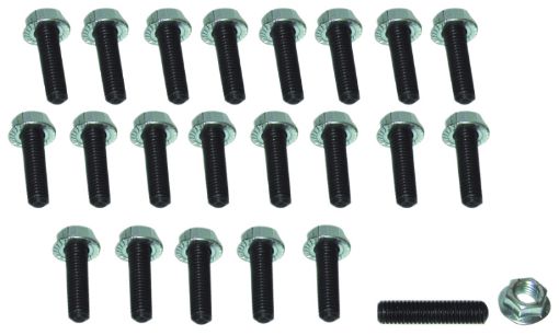Picture of Moroso HondaAcuraMazda RotaryDodge NeonToyota MR2 Oil Pan Stud Kit - 6mm - Steel - Set of 22