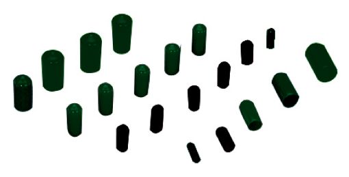 Picture of Moroso Vacuum Line Cap Kit - Black Caps