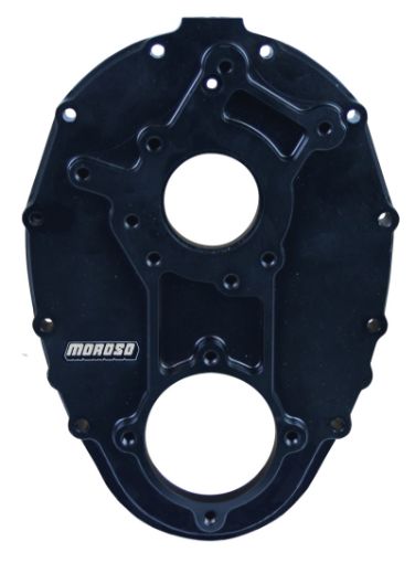 Picture of Moroso Chevrolet Small Block Timing Cover - Raised Cam - Sprint Car - Aluminum