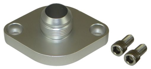 Picture of Moroso Chevrolet Big BlockSmall Block Water Outlet Filler Neck - 16An wO - Ring - Aluminum