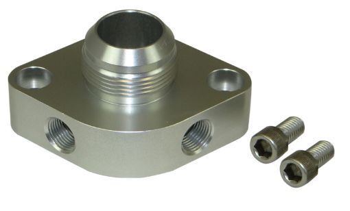 Picture of Moroso Chevrolet Big BlockSmall Block Water Outlet Filler Neck - 20An wO - Ring Two 38in NPT Ports