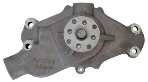 Picture of Moroso Chevrolet Small Block90 Degree V6 (w58in Shaft) Water Pump - Aluminum