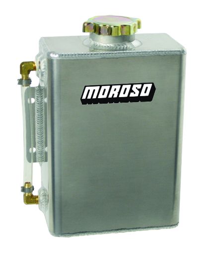 Picture of Moroso Universal Coolant Expansion Tank - Integral Mounting Bracket - 4qt