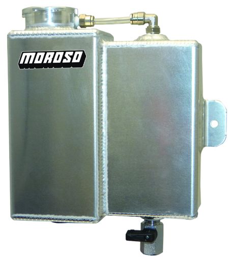 Picture of Moroso Universal Coolant Expansion Recovery Tank - Billet Filler Neck - 1.25qt