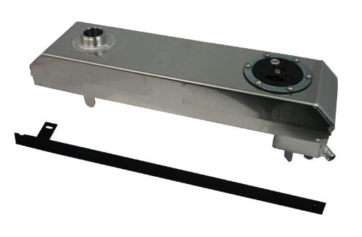 Picture of Moroso 07 - 11 Ford Mustang GT500 Dual Coolant Expansion Supercharger Tank - Accepts Fuel Cell Caps