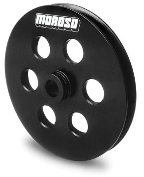 Picture of Moroso GM (Late Model) Power Steering Pulley - Single Groove - Billet Aluminum