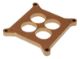 Picture of Moroso 41504160 Carburetor Spacer - 4 Hole Plenum - 12in - Phenolic