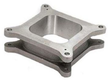 Picture of Moroso 41504160 Carburetor Spacer - Open Plenum - 2in - Cast Aluminum