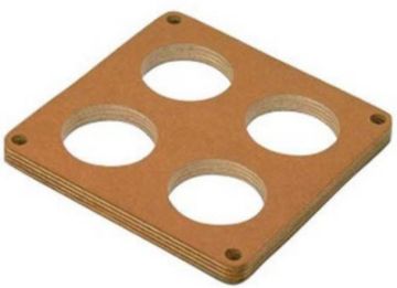 Picture of Moroso 4500 Carburetor Spacer - 4 Hole Plenum - 12in - Wood