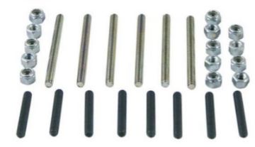 Picture of Moroso Chevrolet Big Block (wCast Valve Cover) Valve Cover Hex Head Nuts - Zinc Finish