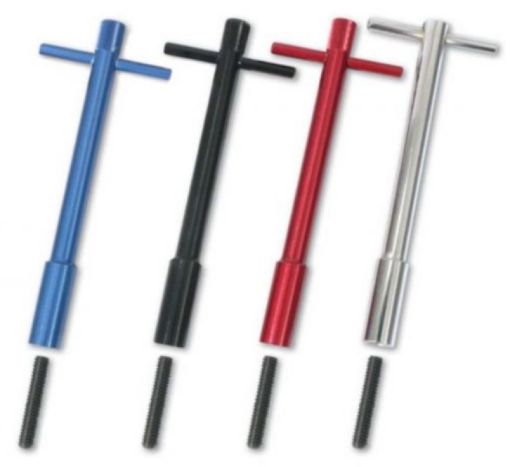 Picture of Moroso Valve Cover Wing Nuts - 14in - 20 x 1 - 38in - Aluminum - Black Powder Coat - 4 Pack