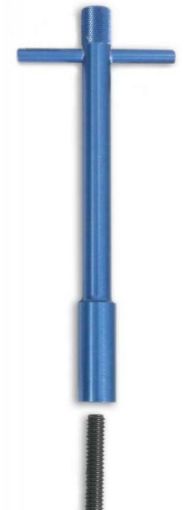 Picture of Moroso Valve Cover Wing Nuts - 14in - 20 x 1 - 38in - Aluminum - Blue Powder Coat - 4 Pack