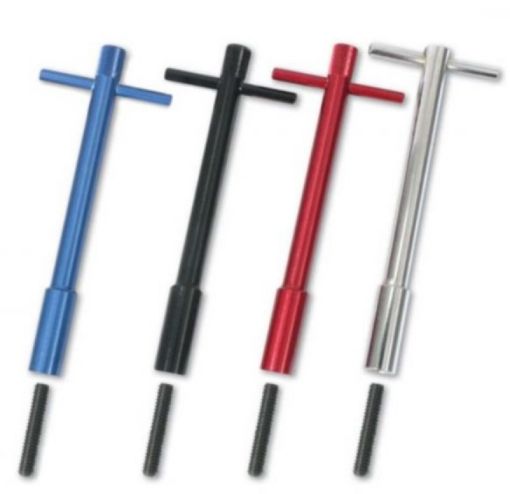 Picture of Moroso Valve Cover Wing Nuts - 14in - 20 x 1 - 38in - Aluminum - Red Powder Coat - 4 Pack