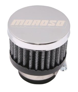 Picture of Moroso Filtered Valve Cover Breather - Clamp - On - 1in ID