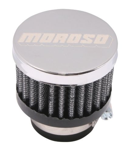 Picture of Moroso Filtered Valve Cover Breather - Clamp - On - 1in ID