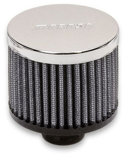 Picture of Moroso Filtered Valve Cover Breather - Push - In - No Hood - 1.22in ID