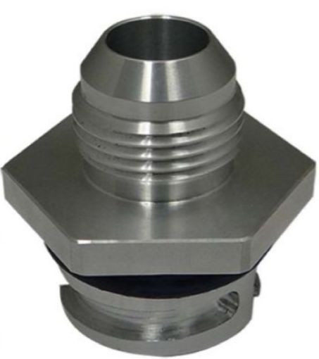 Picture of Moroso GM LS Valve Cover Breather Kit - 12An Male Fitting - Single Tab Oil Fille Hole