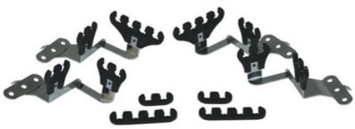 Picture of Moroso Chevrolet Small Block Ignition Wire Loom Kit - Centerbolt - 7 - 9mm - Black