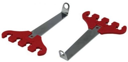 Picture of Moroso Chevrolet Small Block 4 - Hole Ignition Wire Loom Kit - 7 - 9mm - Red