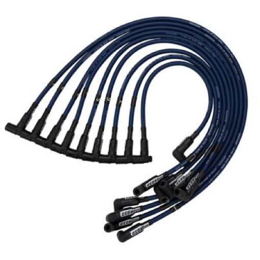 Picture of Moroso Chevrolet Small Block (Sprint Car) Ignition Wire Set - Ultra 40 - Unsleeved - HEI - Blue