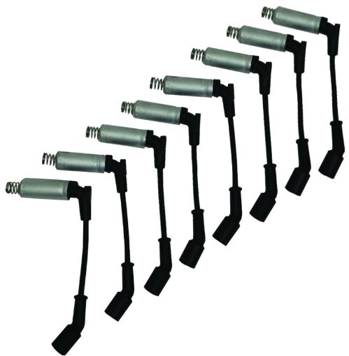 Picture of Moroso GM LS Ignition Wire Set - Ultra 40 - Unsleeved - Coil - On - Alum Shielded - 9.75in Wire - Blk