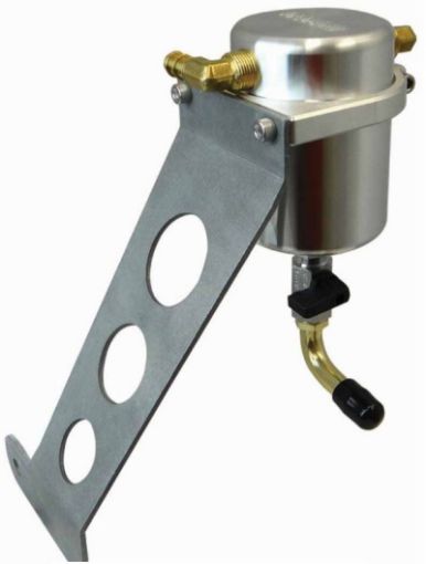 Picture of Moroso 05 - 13 Chevrolet Corvette06 - 13 ZO6 AirOil Separator Catch Can - Large Body - Billet Aluminum
