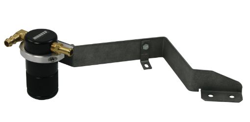 Picture of Moroso 07 - 14 Mini Cooper S AirOil Separator Catch Can - Small Body - Billet Aluminum - Black Finish