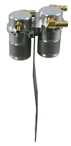 Picture of Moroso 05 - 11 Lotus EliseExige AirOil Separator Catch Can - Small Body - Billet Aluminum